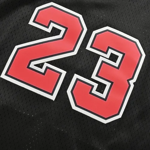 Miniatura 3 de Sudadera de baloncesto para hombre #23 sin mangas clásica de los 90's Hip Hop Retro Jersey bordado camisa regalo negrorojo S-XXL