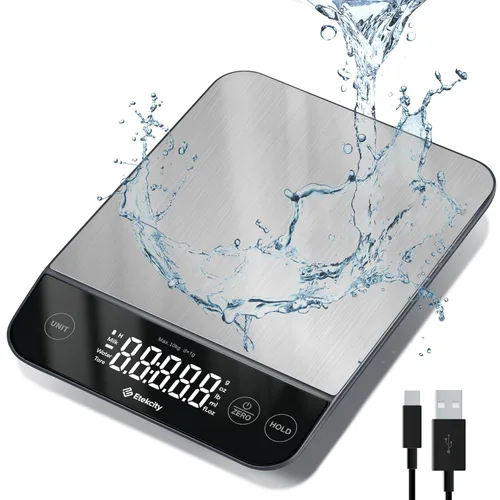 Etekcity Báscula digital de cocina para alimentos, gramos y onzas para perder peso, hornear y cocinar, graduación precisa de 0.05 oz/1 g, 5 unidades