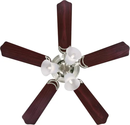 Miniatura 7 de Westinghouse Contempra Trio - Ventilador de techo de 42 pulgadas con luz, ventilador de techo de níquel cepillado para interiores para habitaciones