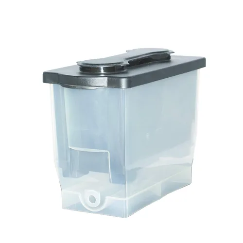 Miniatura 3 de Service Ideas Dispensador de bebidas, tubo de hielo e infusor, 3 galones, plástico Rectángulo CBDP3BLK, incluye un tubo de hielo y infusión que se