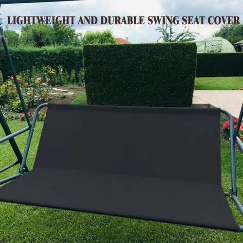 Miniatura 5 de Funda para Silla Columpio Funda de Repuesto para Banco, 600D Impermeable Fundas de Asiento de Silla Mecedora para Patio Exterior Jardín Silla Negro