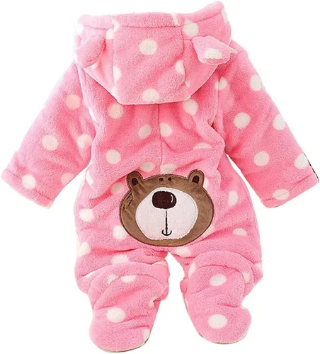 Miniatura 3 de Gaorui Traje de bebé recién nacido, con capucha, abrigo de invierno, ropa para niños pequeños