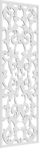Miniatura 105 de Meadville Paneles decorativos de pared de madera con calado, 9 3/8 pulgadas de ancho x 24 3/8 pulgadas de alto x 1/4 de alto, aliso