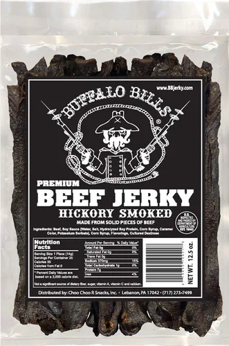Miniatura 7 de Buffalo Bills Piezas de cecina de res premium ahumada con nogal americano de 8 onzas