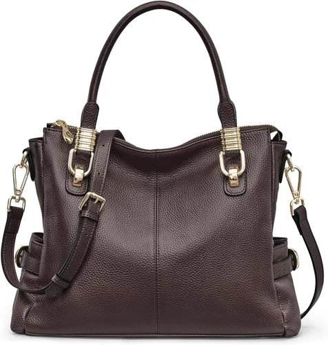 Miniatura 34 de Kattee Cartera bandolera estilo urbano de cuero para mujer