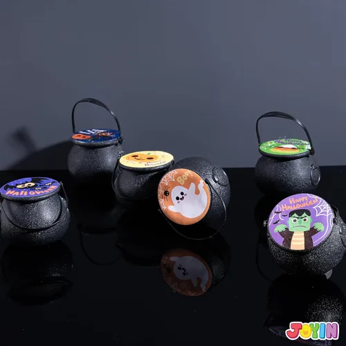 Miniatura 7 de JOYIN Bomba de baño con temática de caldero de bruja de Halloween con juguete esponjoso Mochi, 6 paquetes de bombas de baño de burbujas para niños