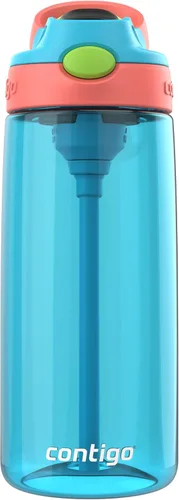 Miniatura 51 de Contigo Botella de agua con pajita para niños con tapa AUTOSPOUT de 20 onzas, arándano Azul (Arándano)
