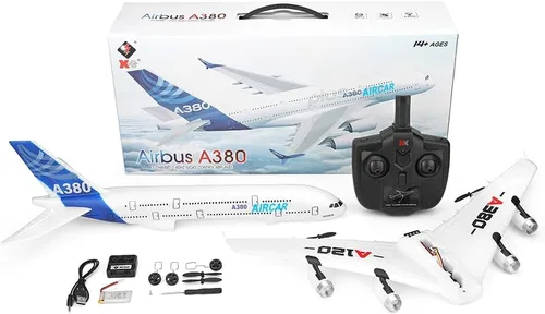Miniatura 9 de GoolRC Avión RC, WLtoys XK A120 A380 Modelo de Avión Aircar, Avión de Control Remoto 3CH 2.4G, Aeronave RC EPP de Ala Fija RTF Juguete para Adultos