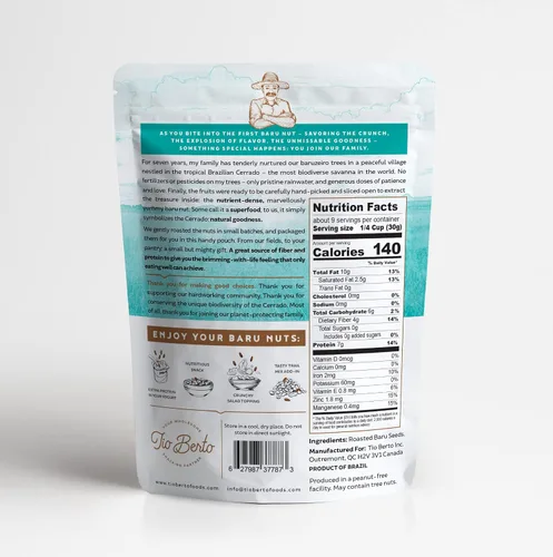 Miniatura 2 de Baru Nuts Roasted, bolsa resellable de 10 onzas Crujiente y delicioso Adecuado para dietas veganas, sin gluten, keto, sin maní Snacks ricos