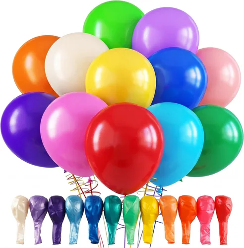 Miniatura 19 de RUBFAC 120 globos de color azul rey de 12 pulgadas, globos de látex mate azul real para cumpleaños, baby shower, graduación, béisbol, náutico