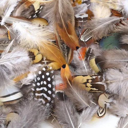 Miniatura 2 de 180 plumas naturales de 9 estilos surtidos de plumas para joyas y manualidades de atrapasueños 9 estilos/180 piezas