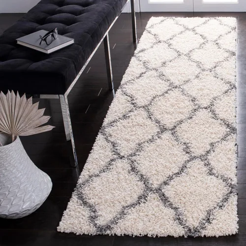 Miniatura 37 de Safavieh - Dallas Shag Collection SGD257A - Alfombra de área con diseño de enrejado de 10 x 14 pies