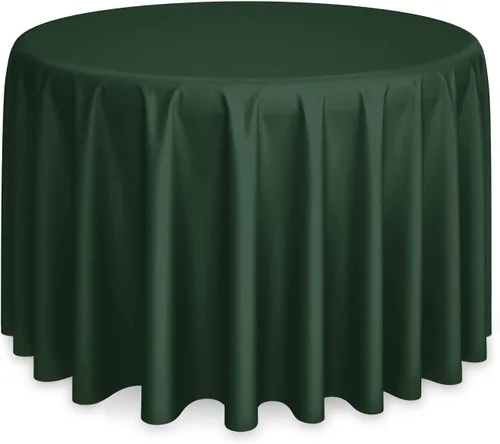 Miniatura 22 de Lann's Linens - 10 manteles redondos de tela de poliéster para bodas/banquetes/restaurantes (varios colores y tamaños)