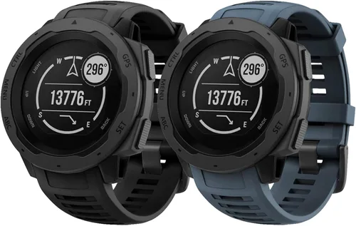 Miniatura 8 de NotoCity Correa de repuesto para Garmin Instinct, correa de repuesto de silicona suave, solo compatible con Instinct Sports GPS Smart Watch