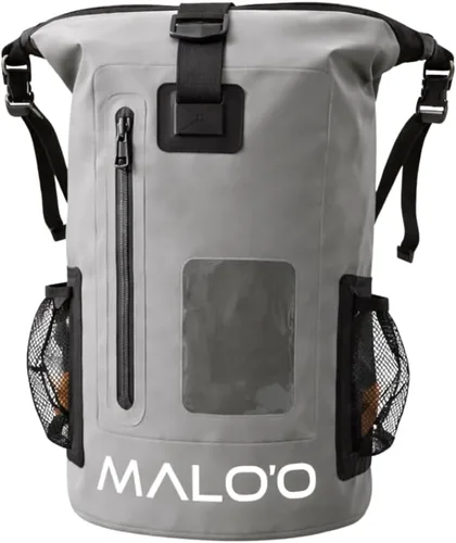 Miniatura 10 de Malo’o Mochila de Bolsillo de 30L de Alta Resistencia 100% Impermeable con Tapa Enrollable – Mantiene el Equipo Seco para Pesca, Rafting, Kayak