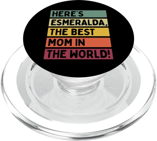 Miniatura 7 de Here's Esmeralda The Best Mom In The World Mother's Day PopSockets Adhesive PopGrip