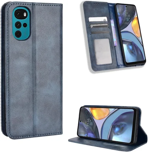 Miniatura 7 de Funda para Motorola Moto G22 Funda de piel sintética con tapa para Motorola Moto G22 XT2831-3, funda de piel sintética con tapa para Motorola Moto