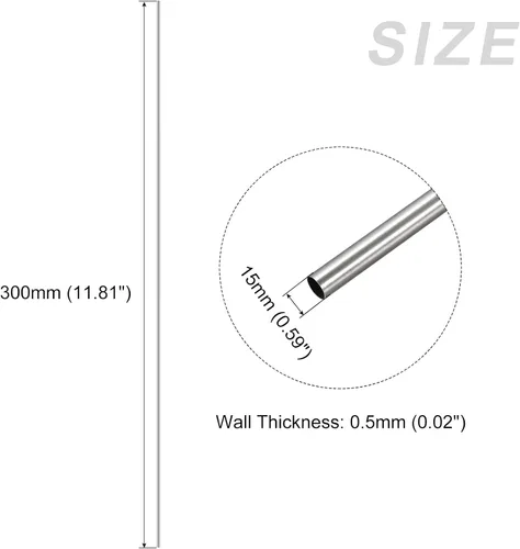 Miniatura 2 de METALLIXITY Tubo de acero inoxidable 304