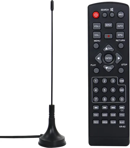 Miniatura 9 de Trexonic Televisor LED portátil recargable de 14 pulgadas con HDMI, SD/MMC, USB, VGA, entrada/salida AV y sintonizador digital integrado, azul