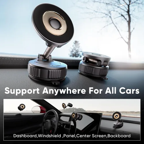 Miniatura 2 de Soporte de teléfono para tu coche, soporte de teléfono para automóvil Magsafe [succión más fuerte mejorada y magnético] Soporte magnético ajustable