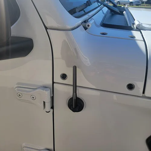 Miniatura 5 de Antena de aleación de aluminio de radio corta de 4 pulgadas para Toyota Tundra (2000-2020), Toyota Tacoma (2005-2016), Toyota FJ Cruiser