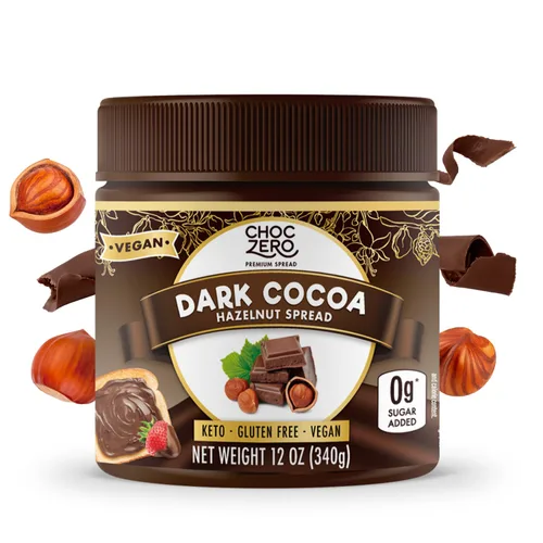 Miniatura 16 de ChocZero Mermelada de cereza negra Keto, sin azúcar añadido, baja en carbohidratos, apta para dieta cetogénica, alta en fibra, sin gluten, endulzada
