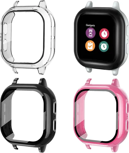 Miniatura 14 de Paquete de 3 fundas compatibles con Gizmo Watch 2 protector de pantalla para niños Funda protectora sensible al tacto Protección duradera