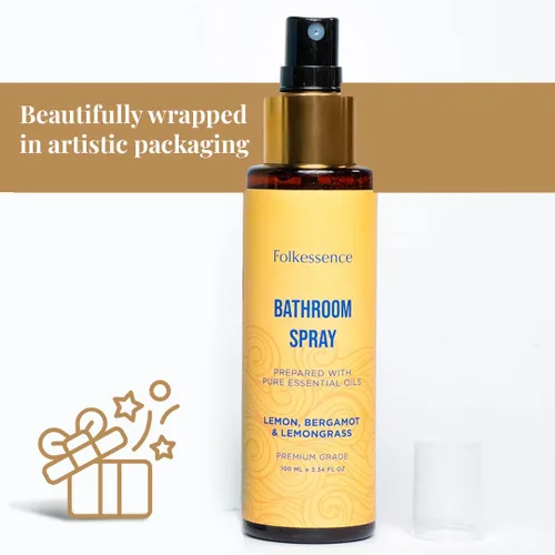 Miniatura 6 de Folkulture Aerosol de baño Citrus & Bergamot - 3.34 onzas líquidas Eliminador de olores de baño aromas para viajes y hogar, esenciales