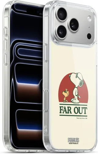 Miniatura 203 de Head Case Designs Funda de gel Woodstock 50th con licencia oficial de Peanuts Snoopy Guitar 1969 [protección de grado militar] compatible con Apple