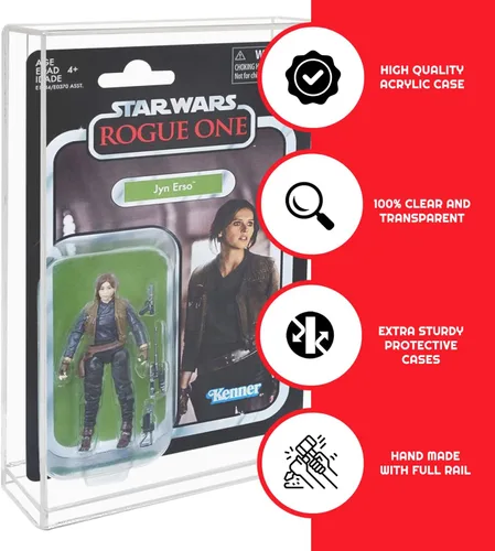 Miniatura 2 de EVORETRO Estuche Protector de Exhibición de Figuras de Acción Compatible con Star Wars, Marvel Legends, Figuras de Acción con Tarjeta GI-Joe de 3.75
