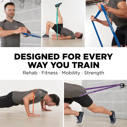 Miniatura 5 de THERABAND High Resistance Band - Elastic Super Bands for Improving Flexibility, Injury Rehab, & Full Body Workouts - Heavy Duty Stretch Bands for