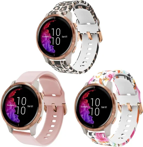 Miniatura 12 de ViCRiOR Correas de 0.78 pulgadas compatibles con Garmin Vivoactive 6 / Vivoactive 5 / Vivoactive 3/Venu Sq/Venu Smart Watch, correa de repuesto