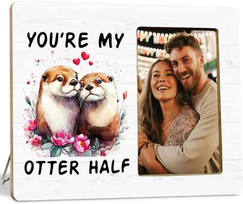 Miniatura 11 de Marco de Fotos de Regalos de Pingüino para Parejas Recién Casados Novios, Marco de Fotos de Regalos para Parejas para Aniversario y Compromiso