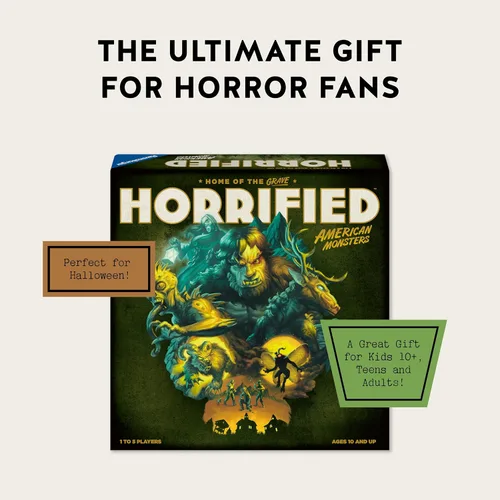 Miniatura 7 de Ravensburger Horrified Games - American Monsters - Juego de mesa de estrategia - Impulsa el pensamiento crítico y el trabajo en equipo - Juego