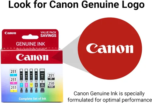Miniatura 5 de Canon PGI-250/CLI-251 Paquete Amazon de 5 colores, (paquete de 2)