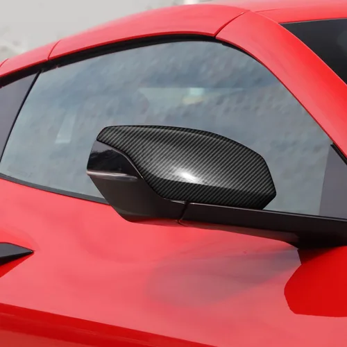 Miniatura 4 de ITrims Para Chevrolet Corvette C8 2020 2021 2022 2023 Accesorios de coche Accesorios de coche Exterior de la puerta trasera cubierta del espejo