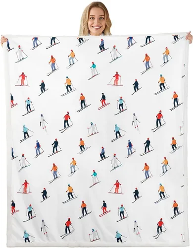 Miniatura 12 de Erosebridal Manta de forro polar para danza de ballet, manta para niñas y niños con diseño de traje de bailarina, manta de felpa con falda blanca