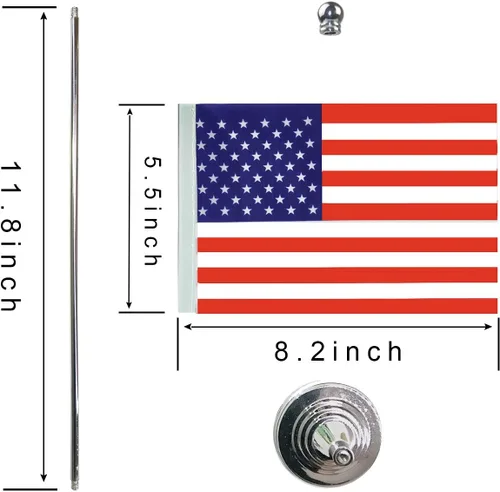 Miniatura 2 de GENTLE GIRL - Bandera nacional de mesa USA