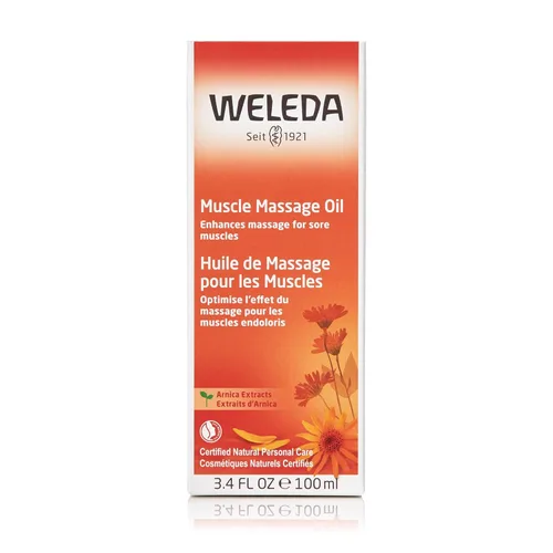 Miniatura 3 de Weleda Aceite de masaje muscular de árnica, 3.4 onzas líquidas, aceite de masaje rico en plantas con aceites de abedul, girasol y oliva
