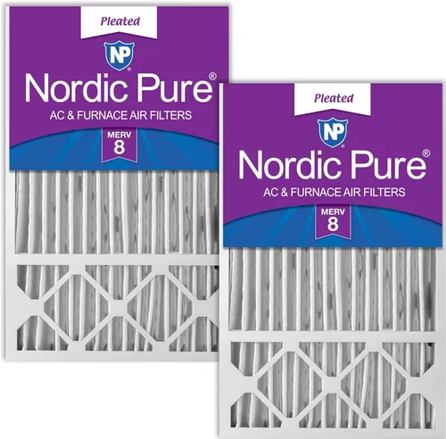 Miniatura 10 de Nordic Pure 16x25x5 (15_3/4 x 24_3/4 x 4_3/8) Filtros de aire de repuesto MERV 12 para Honeywell/Lennox, paquete de 2
