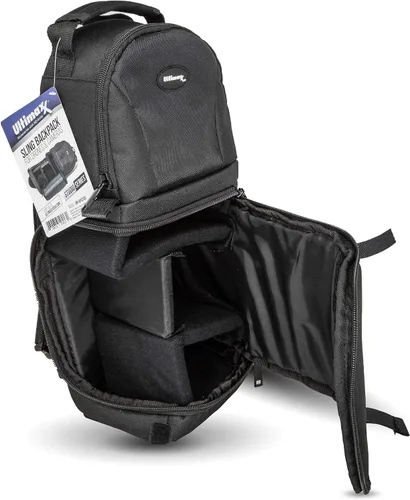 Miniatura 10 de Ultimaxx Mochila DSLR/SLR extra grande para cámaras Nikon, Canon, Sony, Panasonic, Pentax, Olympus y Fuji, una mochila de senderismo al aire libre