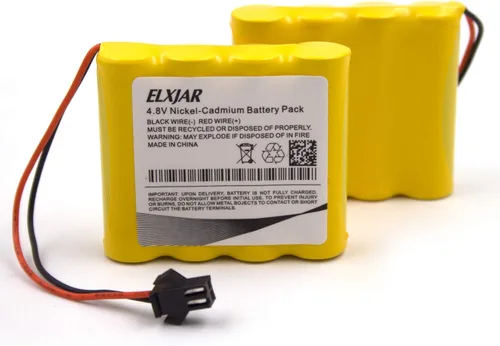 Miniatura 7 de Paquete de 2 baterías Ni-Cd de 4.8 V 600 mAh compatible con camión RC 1/18, Rock Off-Road, coche de carreras de cuatro ruedas, enchufe SM-2P