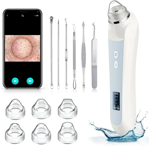 Miniatura 10 de Aspiradora Removedora de Puntos Negros, Aspiradora de Poros con Interfaz USB, Herramienta de Extracción de Puntos Negros con Cámara para Hombres