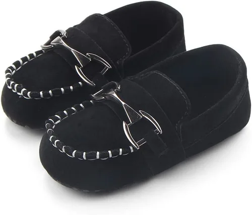 Zapatos Oxford de piel sintética para niños y niñas, adecuados para gatear, vestido de boda, fiestas de cumpleaños y cualquier ocasión