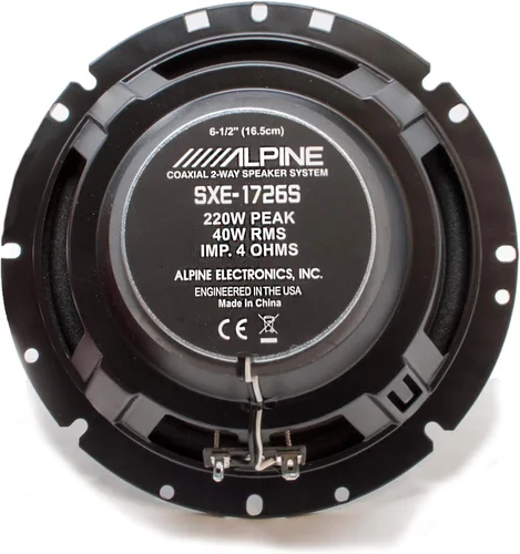 Miniatura 5 de Alpine SXE-1751S Altavoces de componentes de 6.5 pulgadas con altavoces coaxiales Alpine SXE-1726S de 6.5