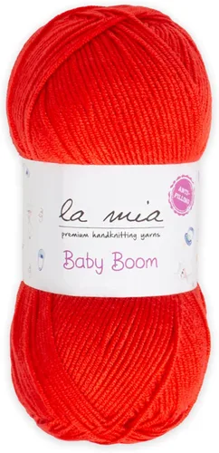 Miniatura 25 de 1 madeja La Mia Baby Boom, hilo acrílico 100% antipilling para tejer y ganchillo para tejer y ganchillo, 3.53 oz (3.5 onzas) / 820.2 ft