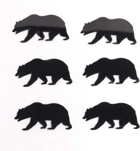 Miniatura 3 de Confeti Grizzly Bear Black - Paquete al por menor #9406 QS0