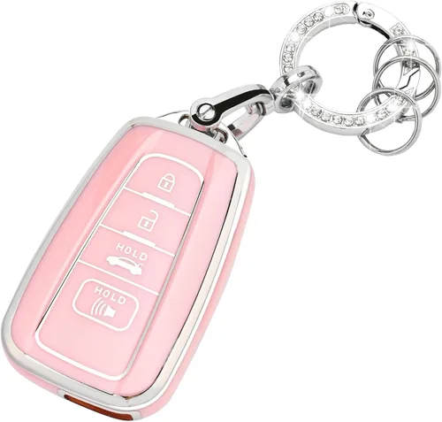 Miniatura 12 de Funda para llavero Cadillac – Funda de TPU suave con protección de llavero brillante compatible con Cadillac Escalade CTS SRX XT5 ATS CT6 5 botones