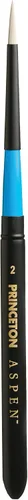 Princeton Artist Brush Co. Aspen Series 6500 – Cepillo redondo de viaje de mango corto 2 – Pincel redondo sintético para pintura al óleo y acrílico