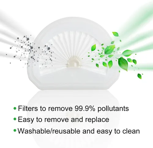 Miniatura 3 de Paquete de 4 filtros de repuesto VLPF10 compatibles con filtro de vacío de mano Black and Decker modelo # HLVA320J00 HLVA315j y N575266